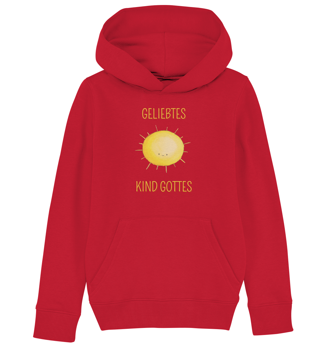 Geliebtes Kind Gottes - Kids Organic Hoodie - wertvoll und geliebt 