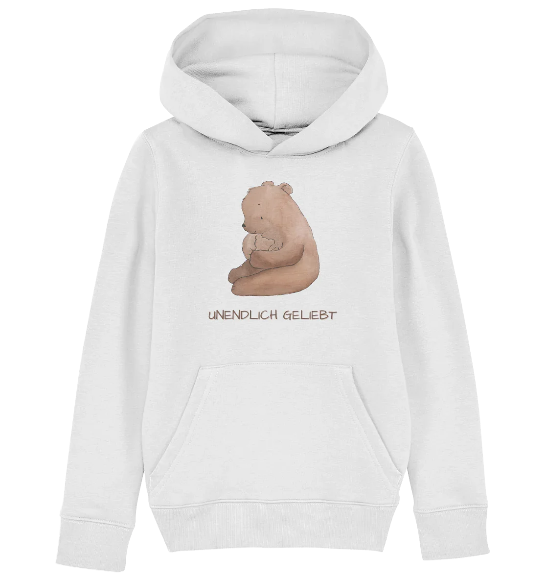 Unendlich geliebt - Kids Organic Hoodie - wertvoll und geliebt 