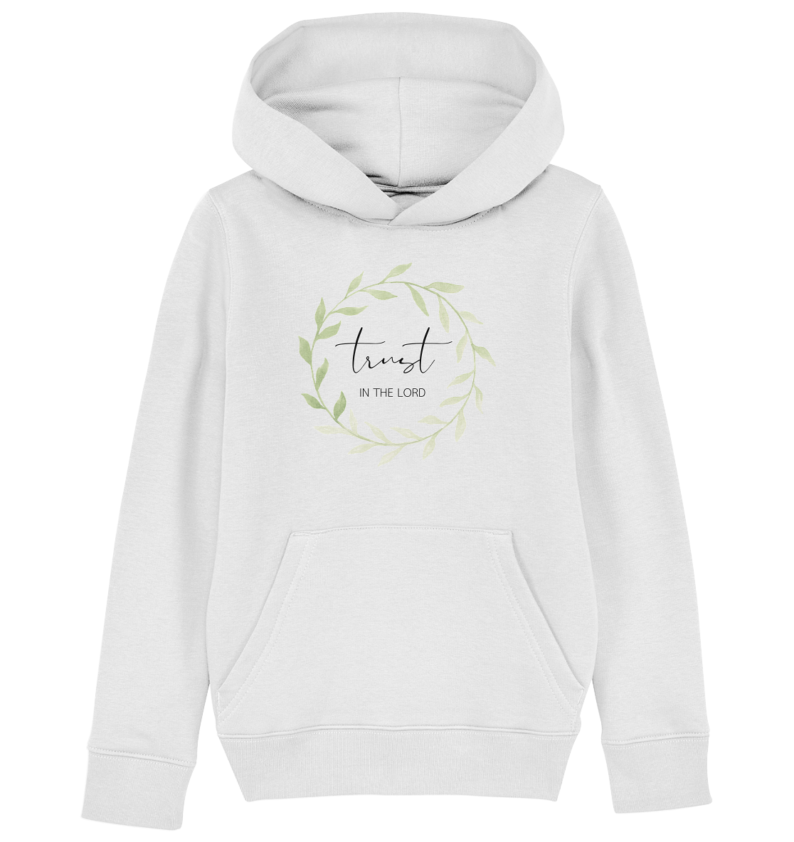 trust - Kids Organic Hoodie - wertvoll und geliebt 