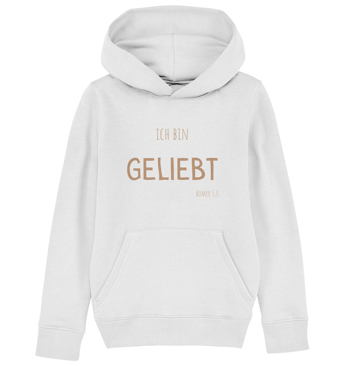 Geliebt - Kids Organic Hoodie - wertvoll und geliebt 