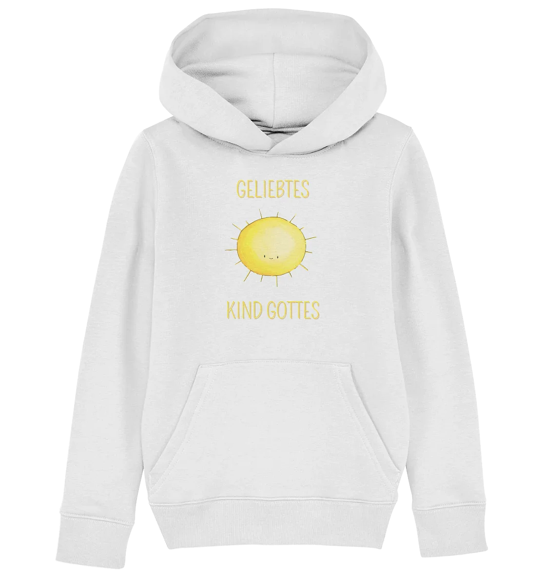 Geliebtes Kind Gottes - Kids Organic Hoodie - wertvoll und geliebt 
