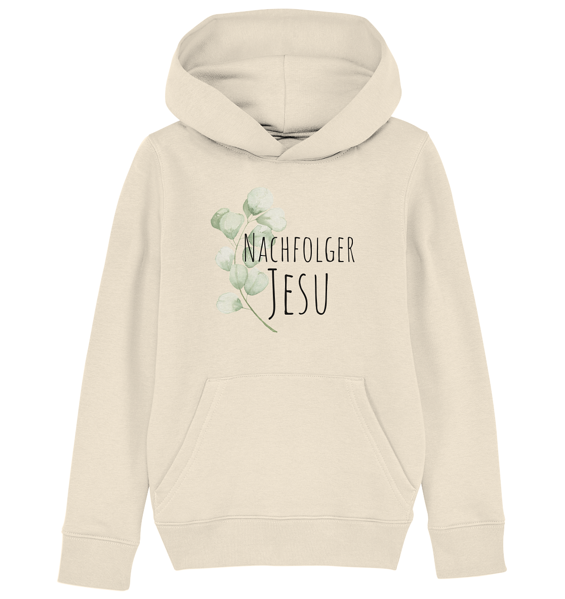 Nachfolger Jesu - Kids Organic Hoodie - wertvoll und geliebt 