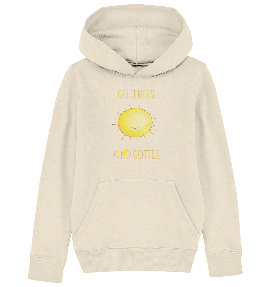 Geliebtes Kind Gottes - Kids Organic Hoodie - wertvoll und geliebt 