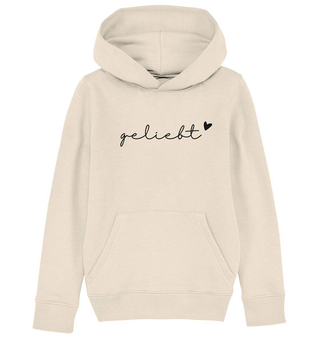 geliebt - Kids Organic Hoodie - wertvoll und geliebt 