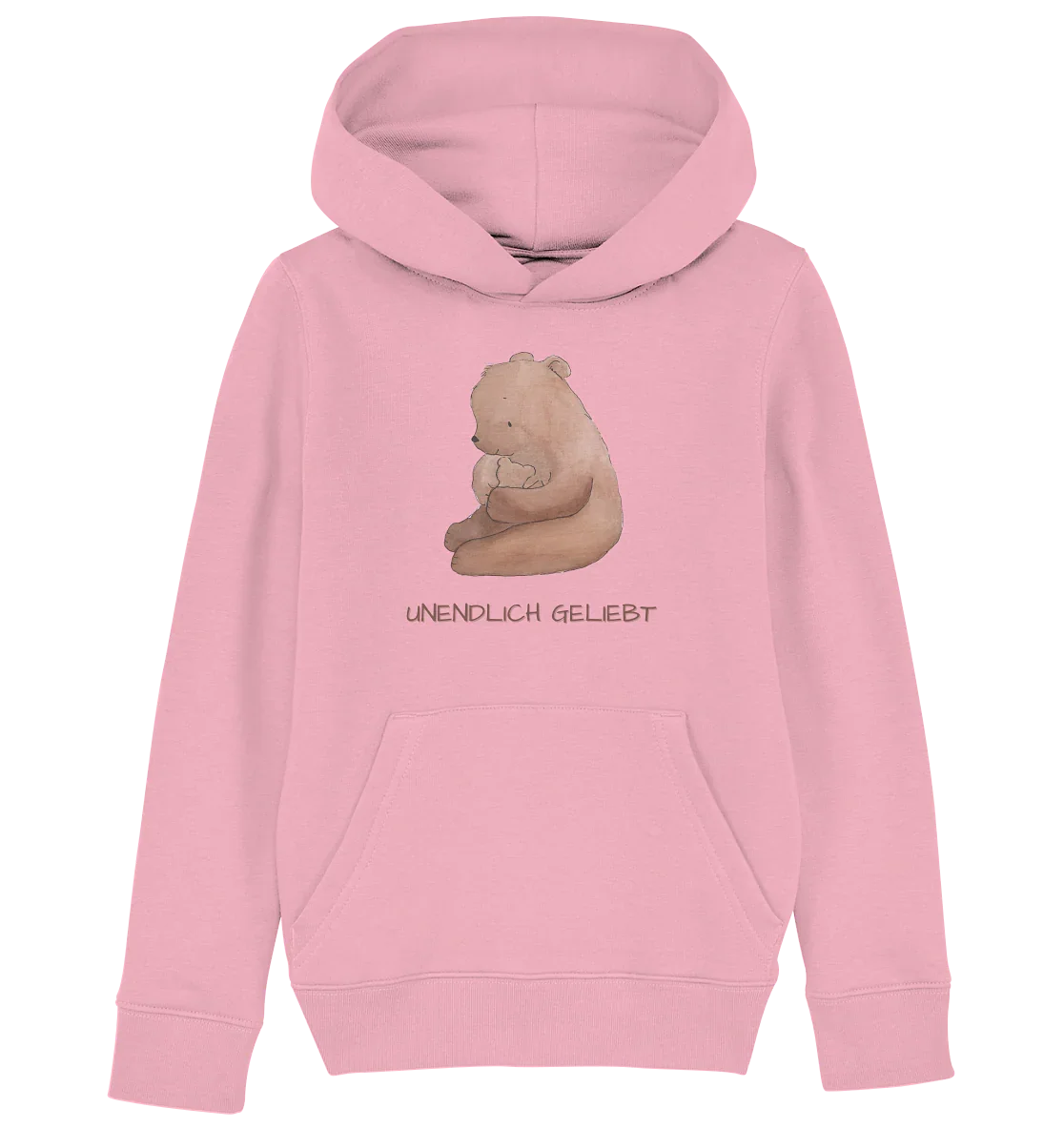 Unendlich geliebt - Kids Organic Hoodie - wertvoll und geliebt 