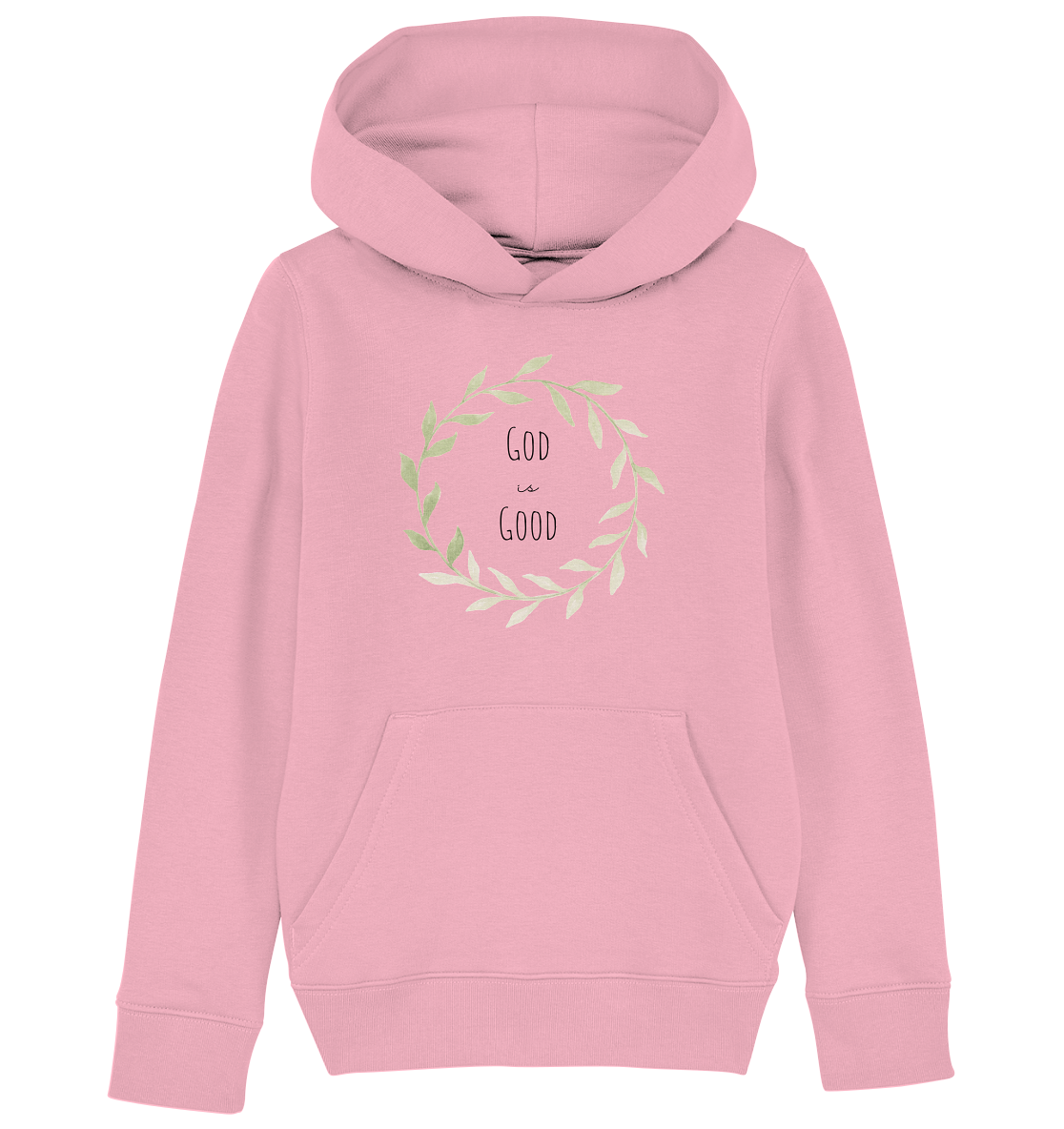 God is good - Kids Organic Hoodie - wertvoll und geliebt 