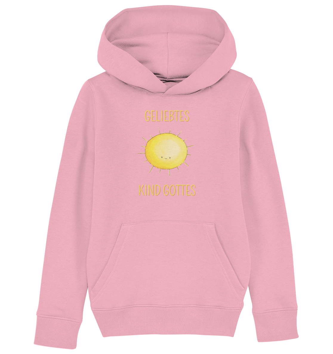 Geliebtes Kind Gottes - Kids Organic Hoodie - wertvoll und geliebt 
