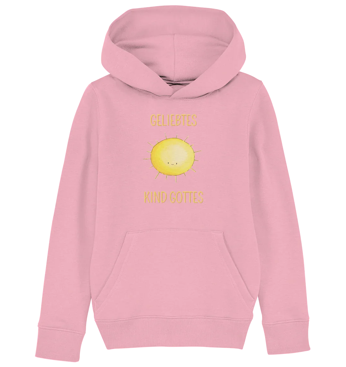 Geliebtes Kind Gottes - Kids Organic Hoodie - wertvoll und geliebt 
