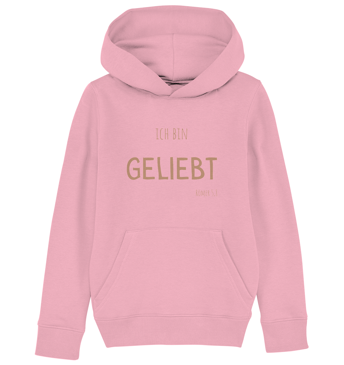 Geliebt - Kids Organic Hoodie - wertvoll und geliebt 