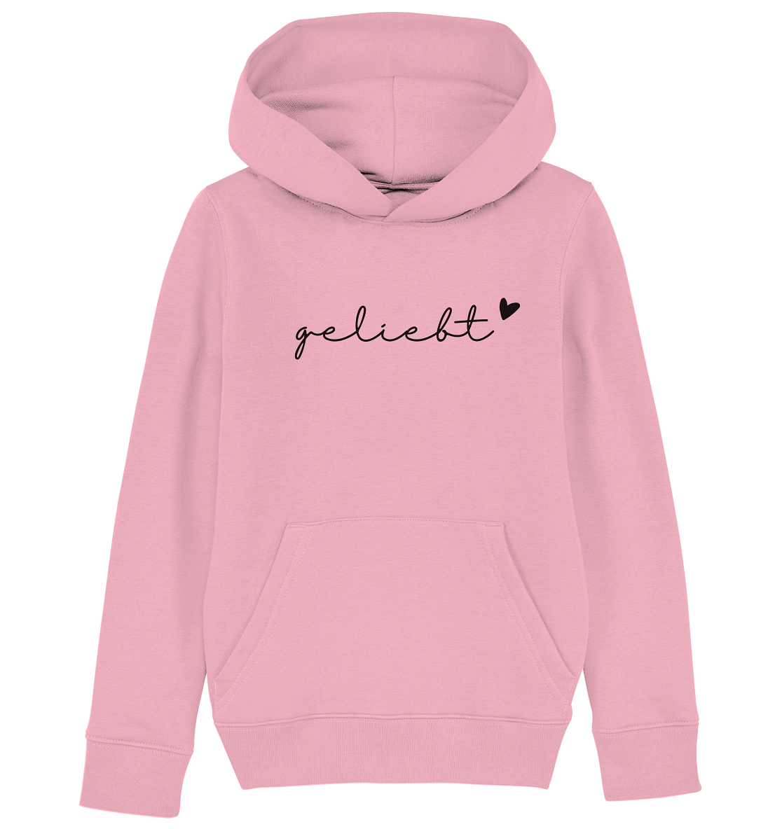 geliebt - Kids Organic Hoodie - wertvoll und geliebt 