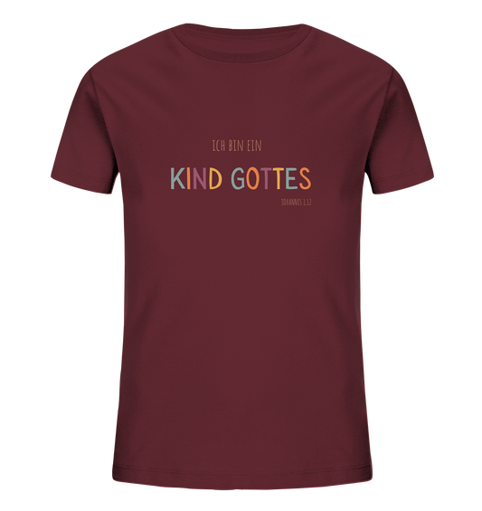 Kind Gottes - Kids Organic Shirt - wertvoll und geliebt 