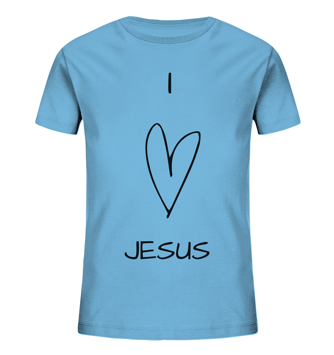 I love Jesus - Kids Organic Shirt - wertvoll und geliebt 