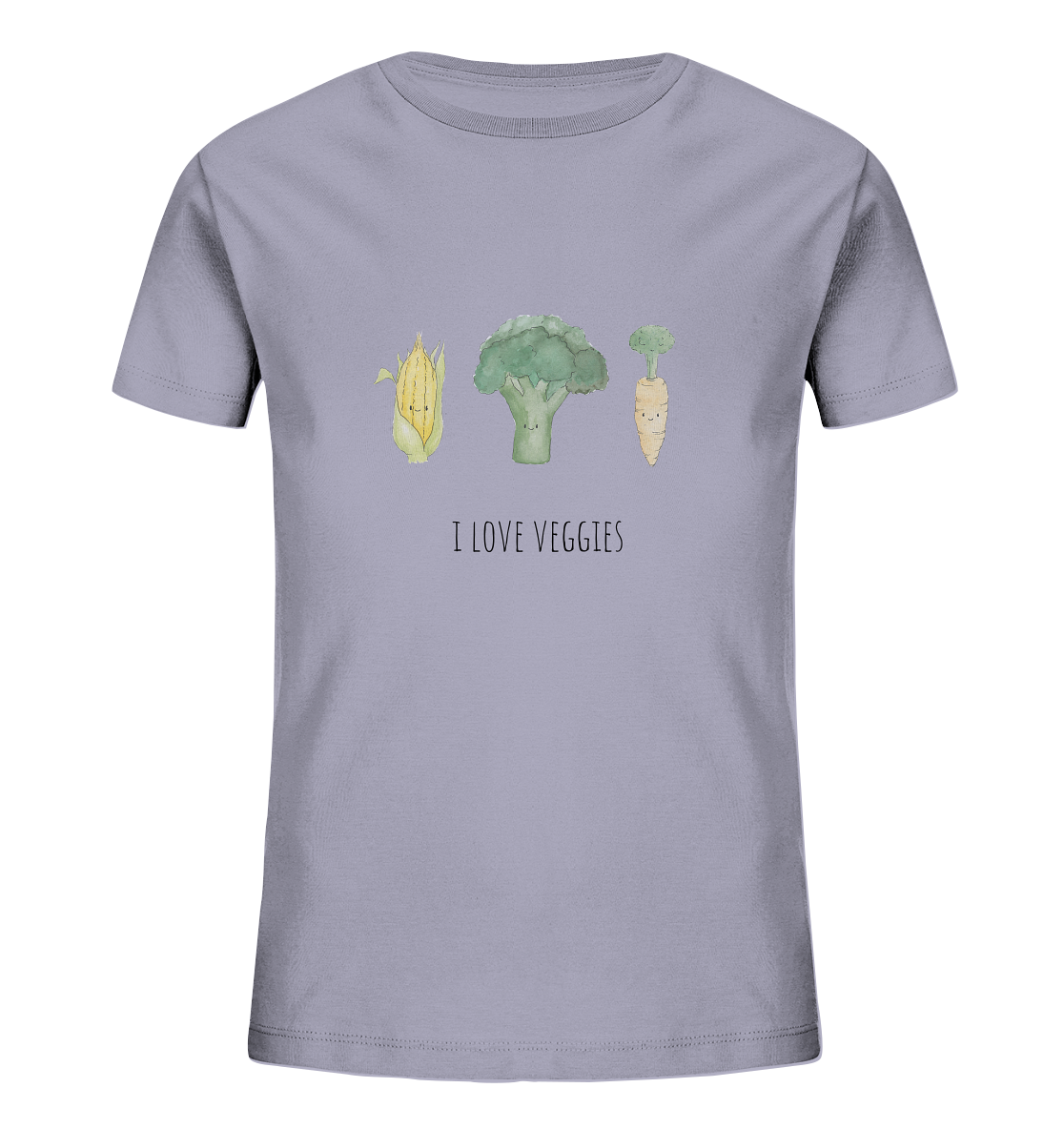 I love veggies - Kids Organic Shirt - wertvoll und geliebt 