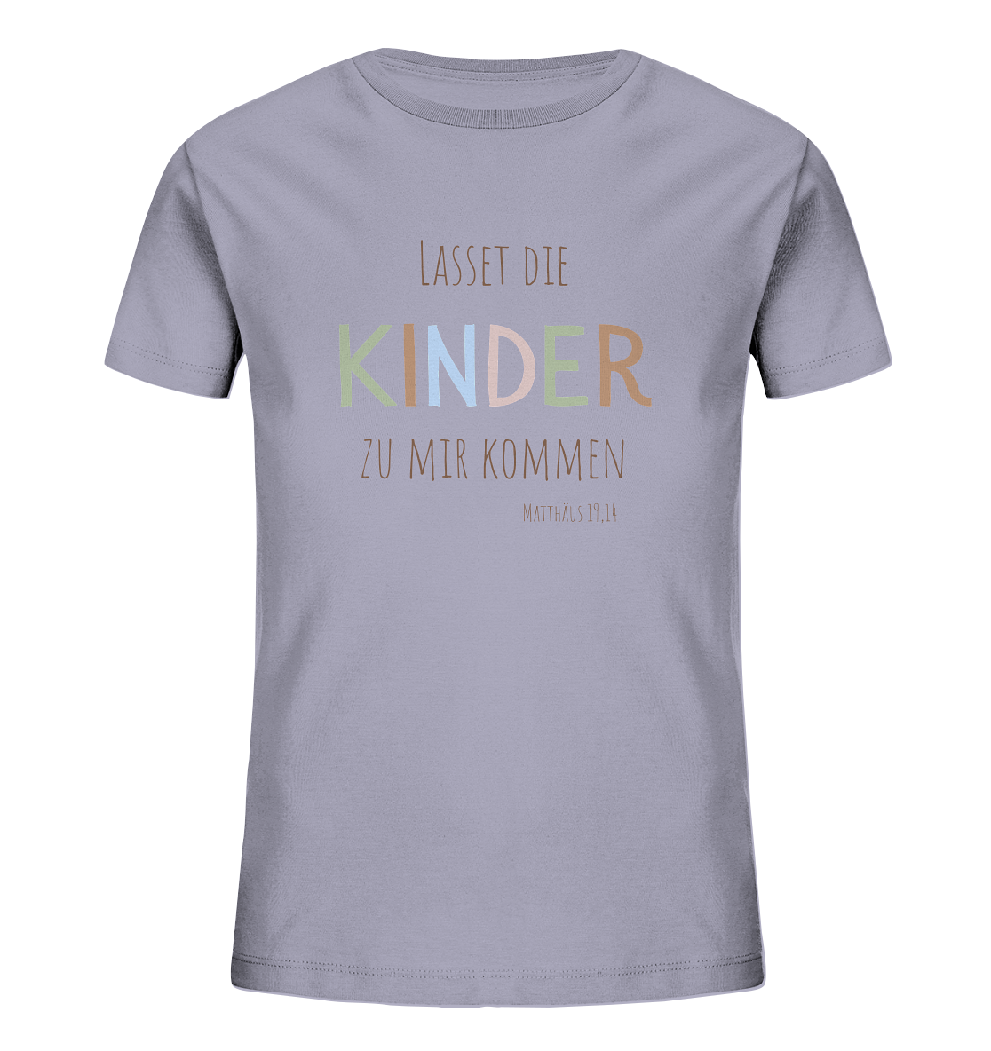 Lasset die Kinder zu mir kommen - Kids Organic Shirt - wertvoll und geliebt 