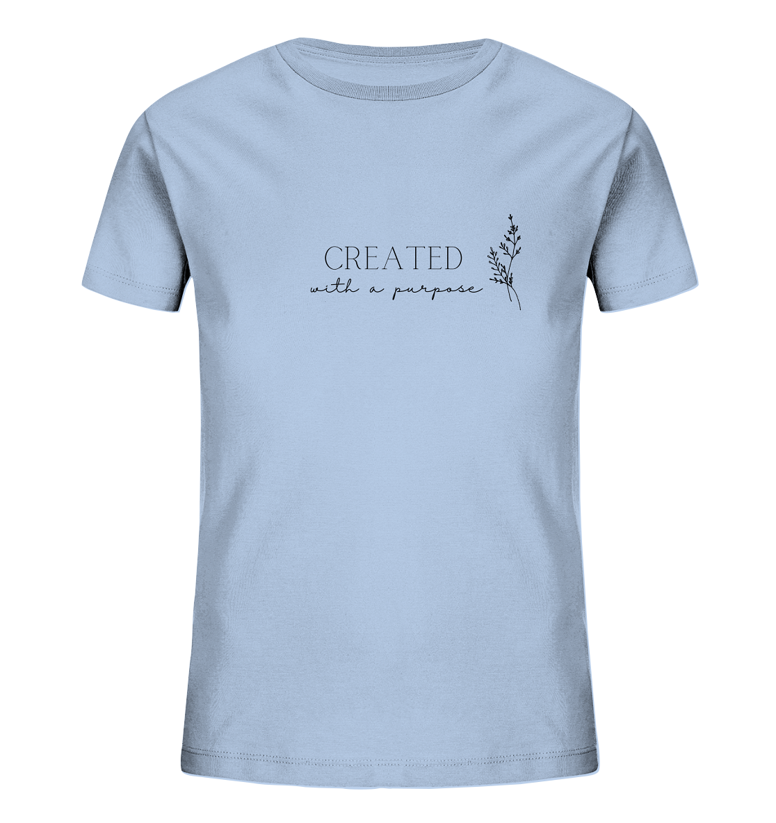 Created with a purpose D - Kids Organic Shirt - wertvoll und geliebt 