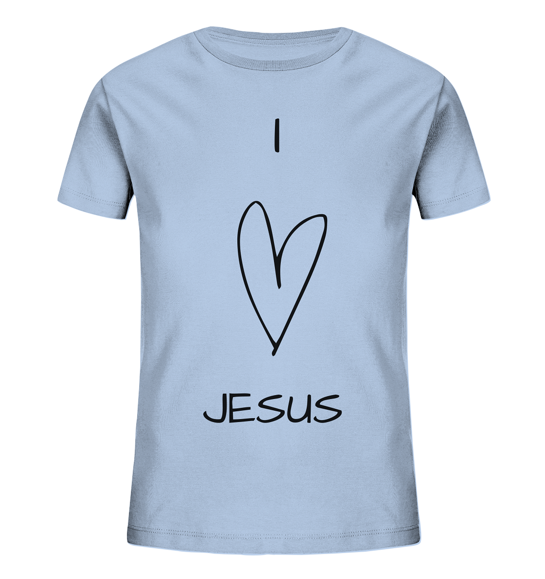 I love Jesus - Kids Organic Shirt - wertvoll und geliebt 