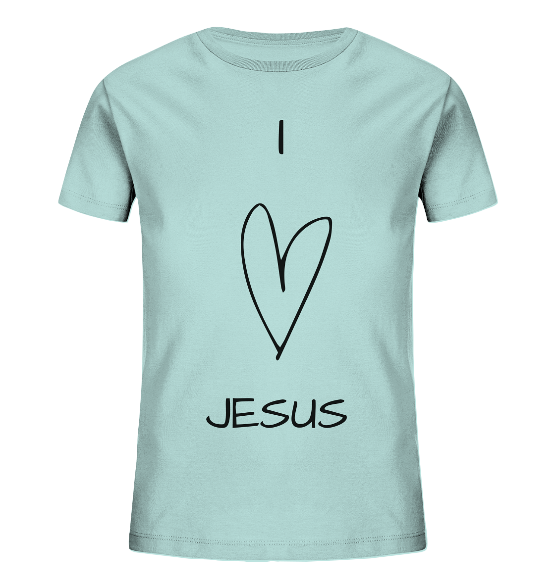 I love Jesus - Kids Organic Shirt - wertvoll und geliebt 