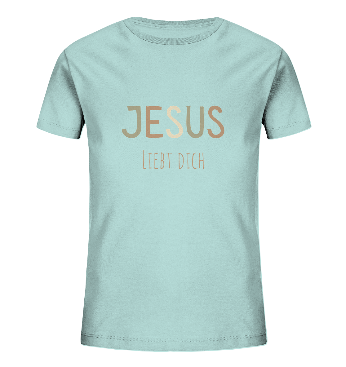 Jesus liebt dich Jungen - Kids Organic Shirt - wertvoll und geliebt 