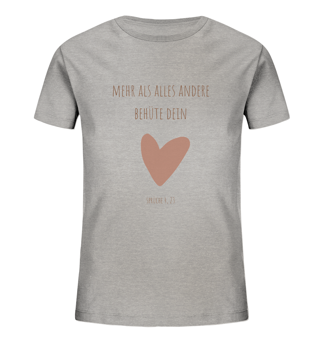 Behüte dein Herz - Kids Organic Shirt - wertvoll und geliebt 