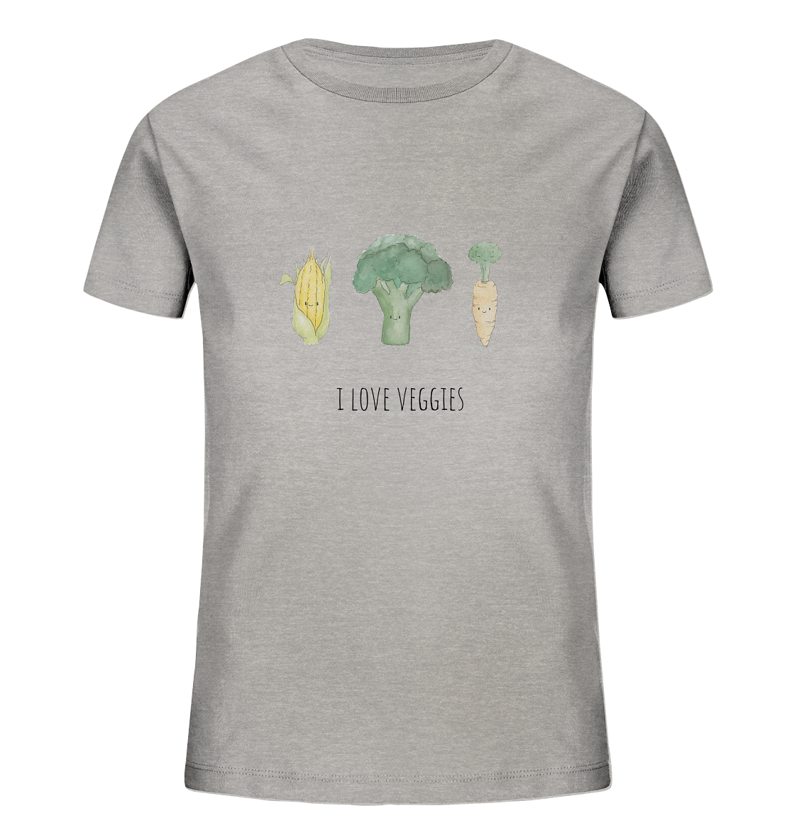 I love veggies - Kids Organic Shirt - wertvoll und geliebt 