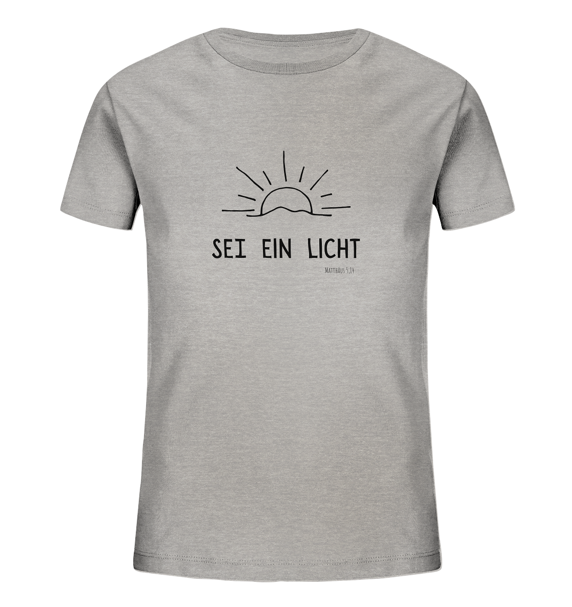 Sei ein Licht - Kids Organic Shirt - wertvoll und geliebt 