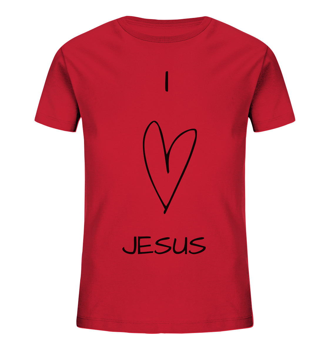 I love Jesus - Kids Organic Shirt - wertvoll und geliebt 