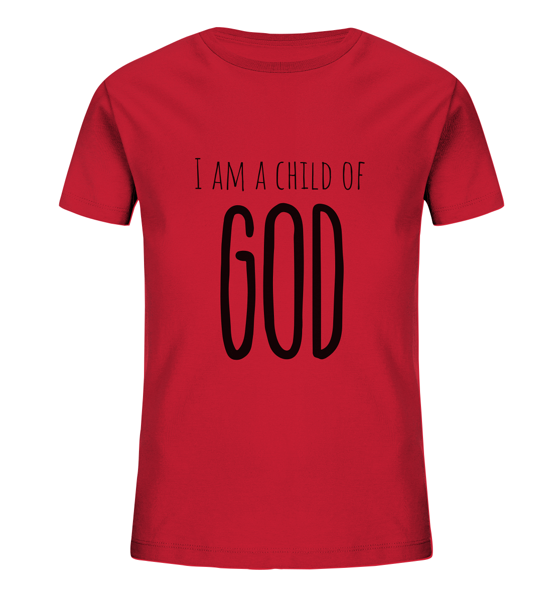 I am a child of God - Kids Organic Shirt - wertvoll und geliebt 