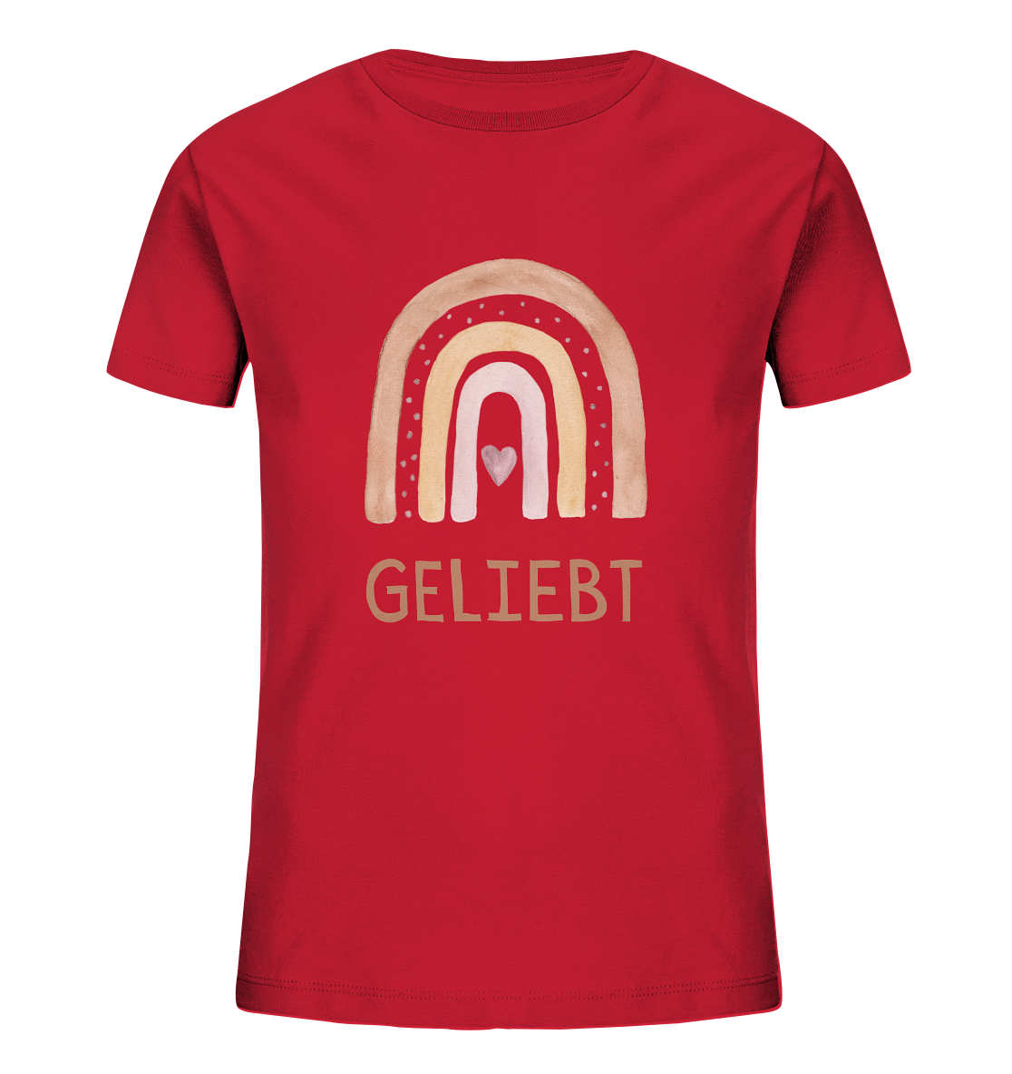 Geliebt Mädchen - Kids Organic Shirt - wertvoll und geliebt 