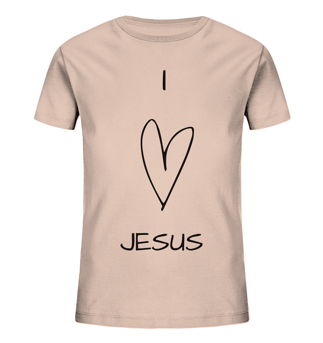 I love Jesus - Kids Organic Shirt - wertvoll und geliebt 