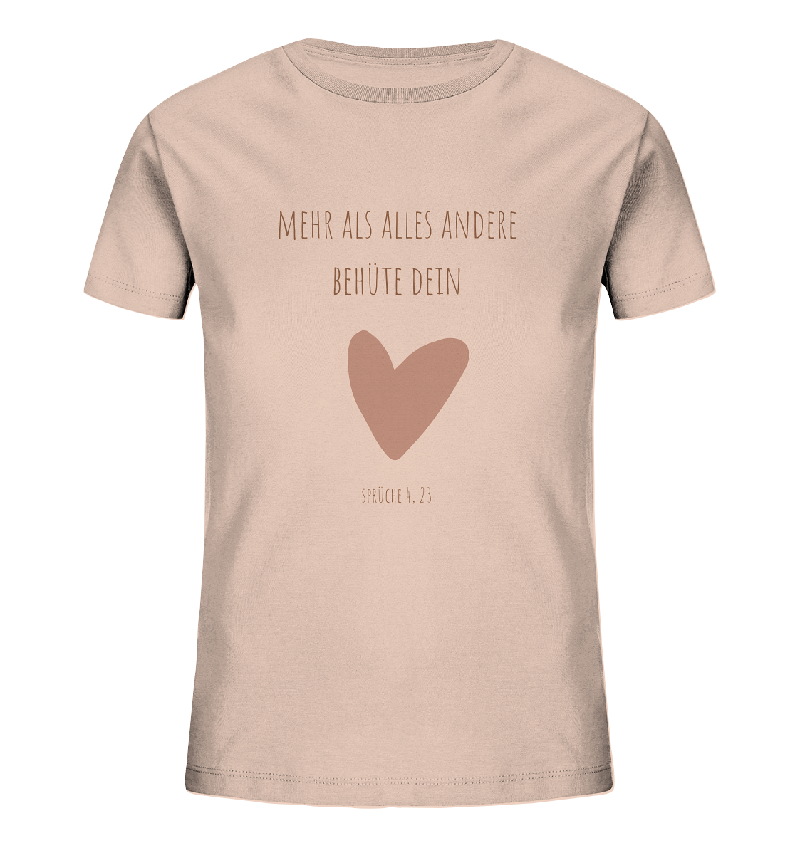 Behüte dein Herz - Kids Organic Shirt - wertvoll und geliebt 