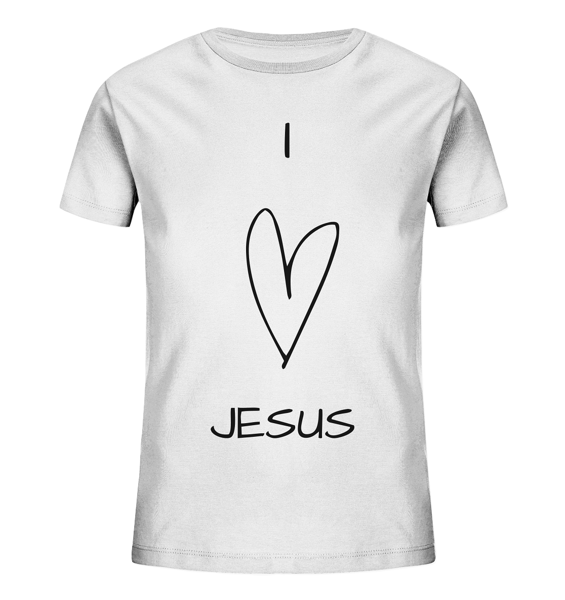 I love Jesus - Kids Organic Shirt - wertvoll und geliebt 