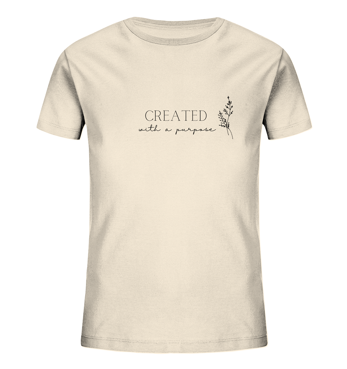 Created with a purpose D - Kids Organic Shirt - wertvoll und geliebt 