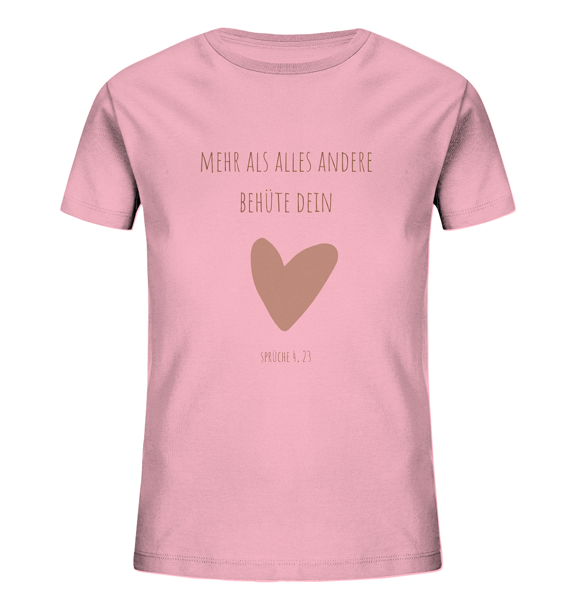 Behüte dein Herz - Kids Organic Shirt - wertvoll und geliebt 