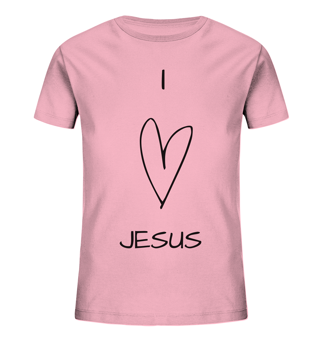 I love Jesus - Kids Organic Shirt - wertvoll und geliebt 