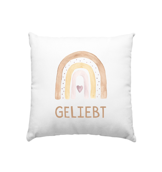 Geliebt Mädchen - Kissen 40x40cm - wertvoll und geliebt 