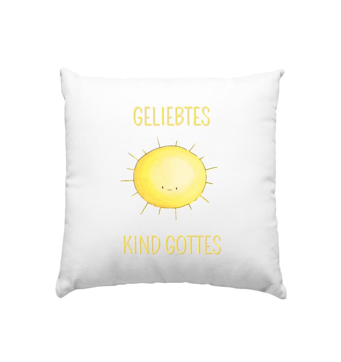 Geliebtes Kind Gottes - Kissen 40x40cm - wertvoll und geliebt 