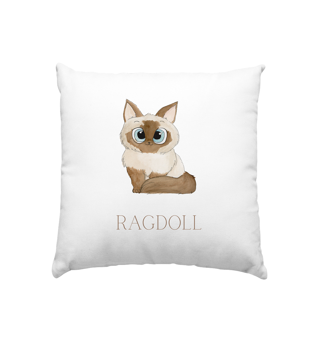 Ragdoll - Kissen 40x40cm - wertvoll und geliebt 