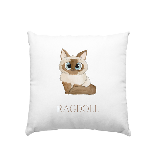 Ragdoll - Kissen 40x40cm - wertvoll und geliebt 