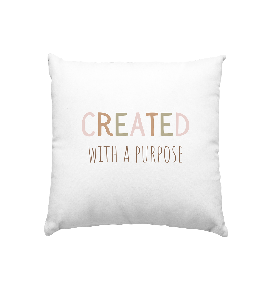 Created - Kissen 40x40cm - wertvoll und geliebt 