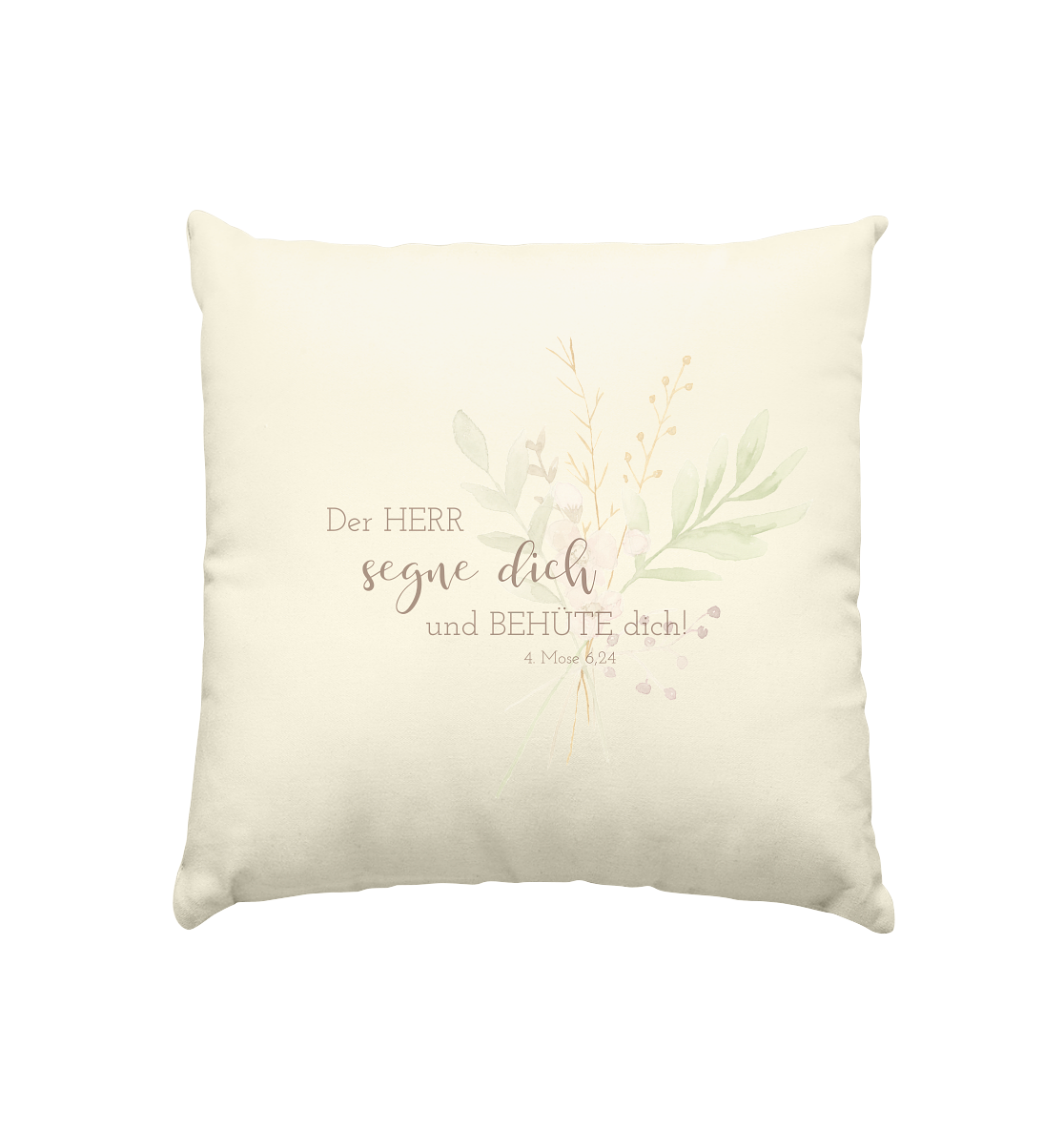 Derr Herr segne dich - Kissen natur 40x40cm