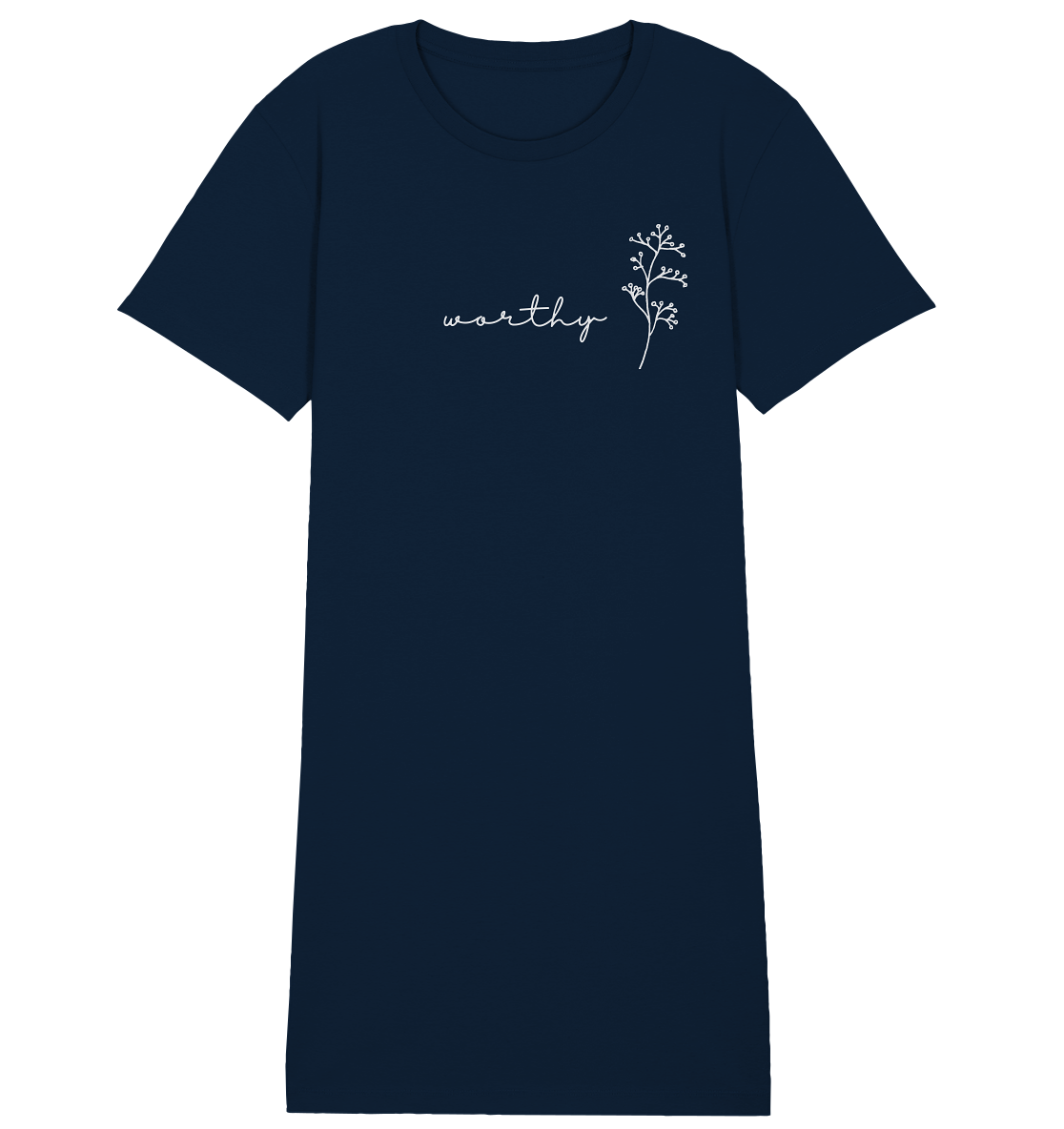 Worthy - Ladies Organic Shirt Dress - wertvoll und geliebt 