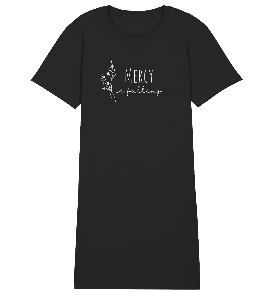 Mercy is falling - Ladies Organic Shirt Dress - wertvoll und geliebt 