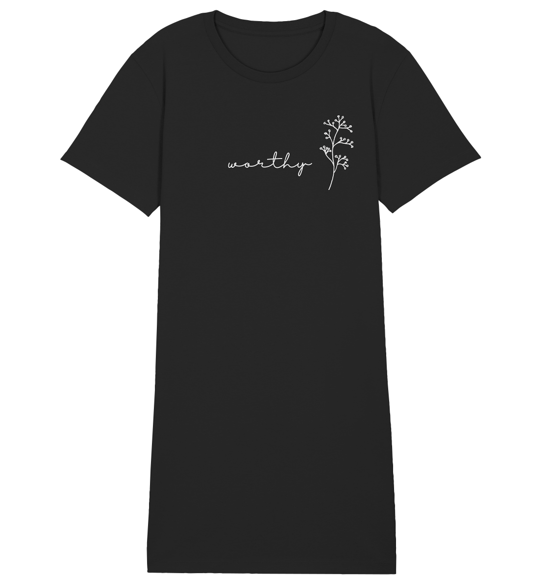 Worthy - Ladies Organic Shirt Dress - wertvoll und geliebt 