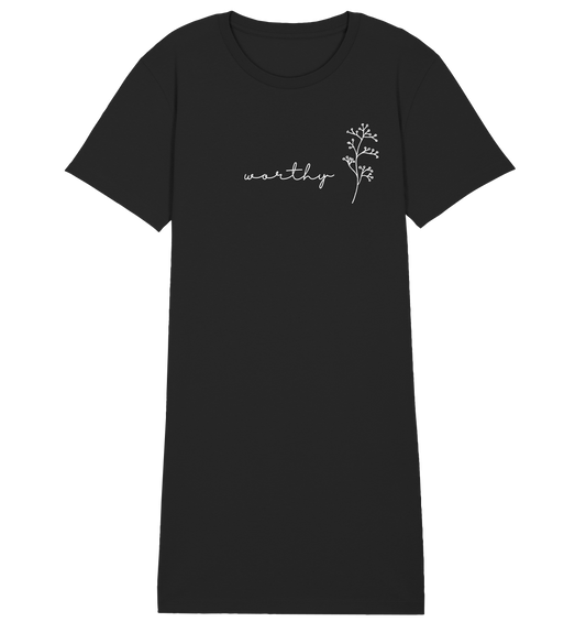 Worthy - Ladies Organic Shirt Dress - wertvoll und geliebt 