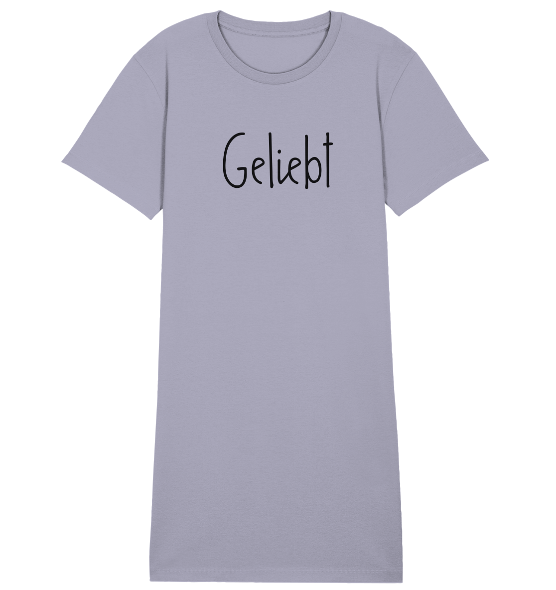 Geliebt - Ladies Organic Shirt Dress - wertvoll und geliebt 