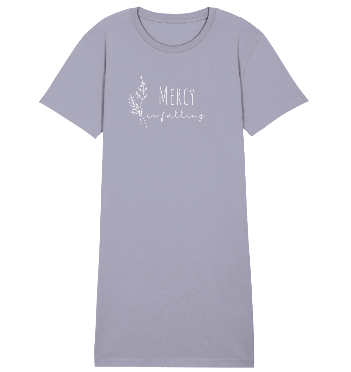 Mercy is falling - Ladies Organic Shirt Dress - wertvoll und geliebt 