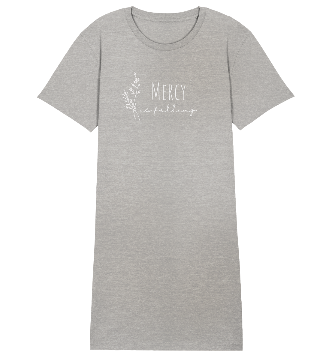 Mercy is falling - Ladies Organic Shirt Dress - wertvoll und geliebt 