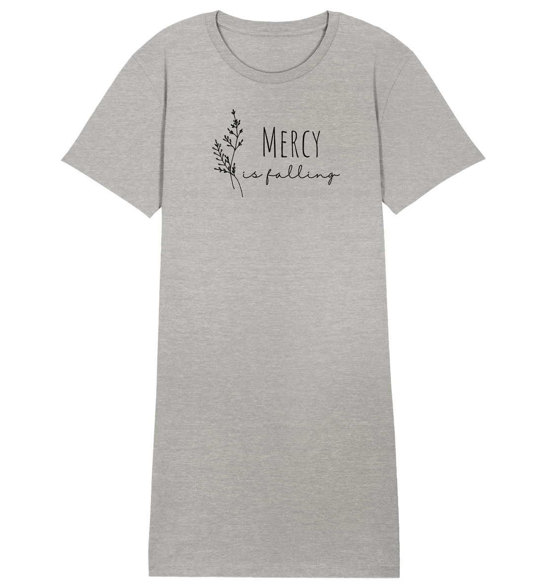 Mercy is falling - Ladies Organic Shirt Dress - wertvoll und geliebt 