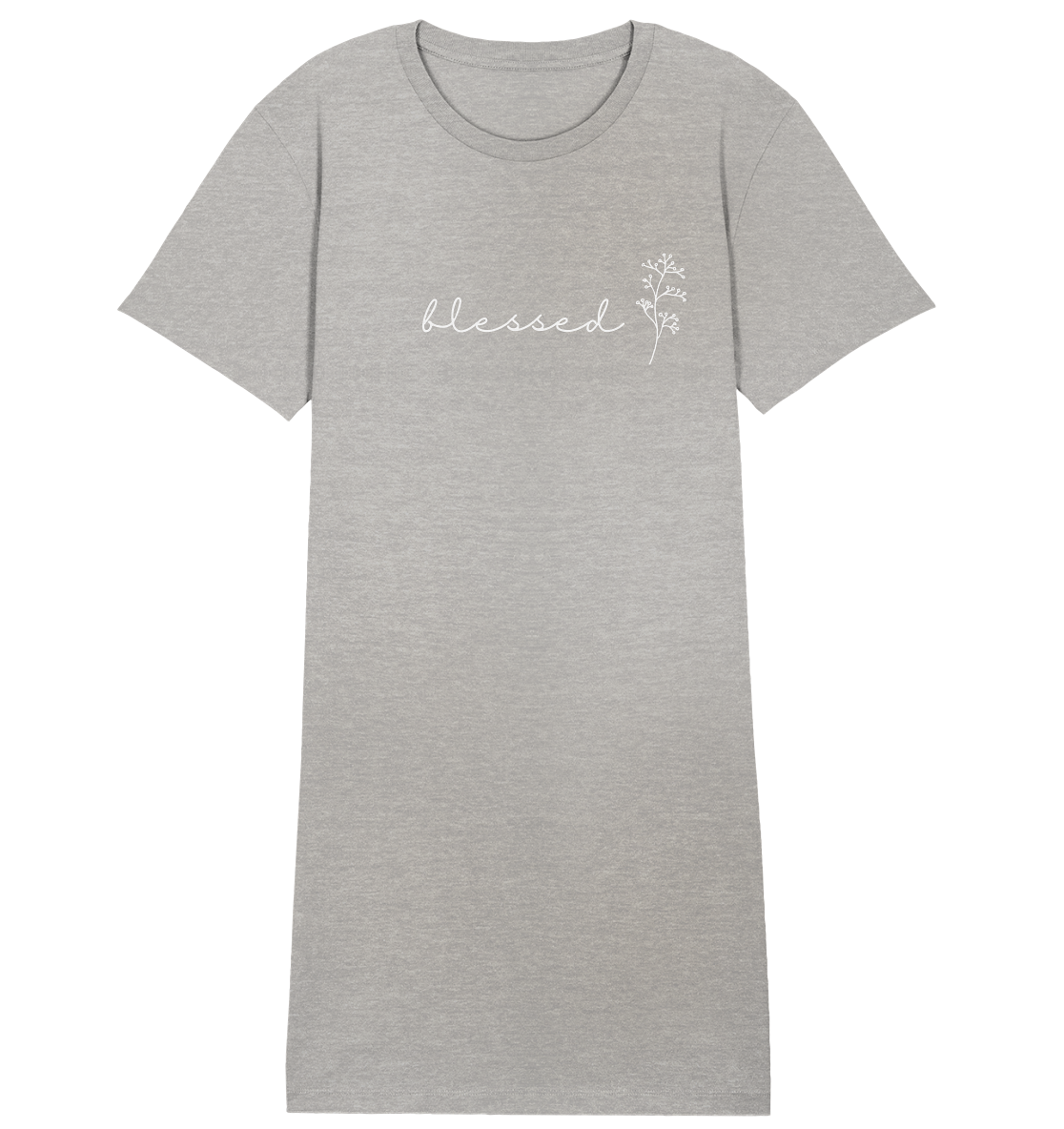 blessed - Ladies Organic Shirt Dress - wertvoll und geliebt 