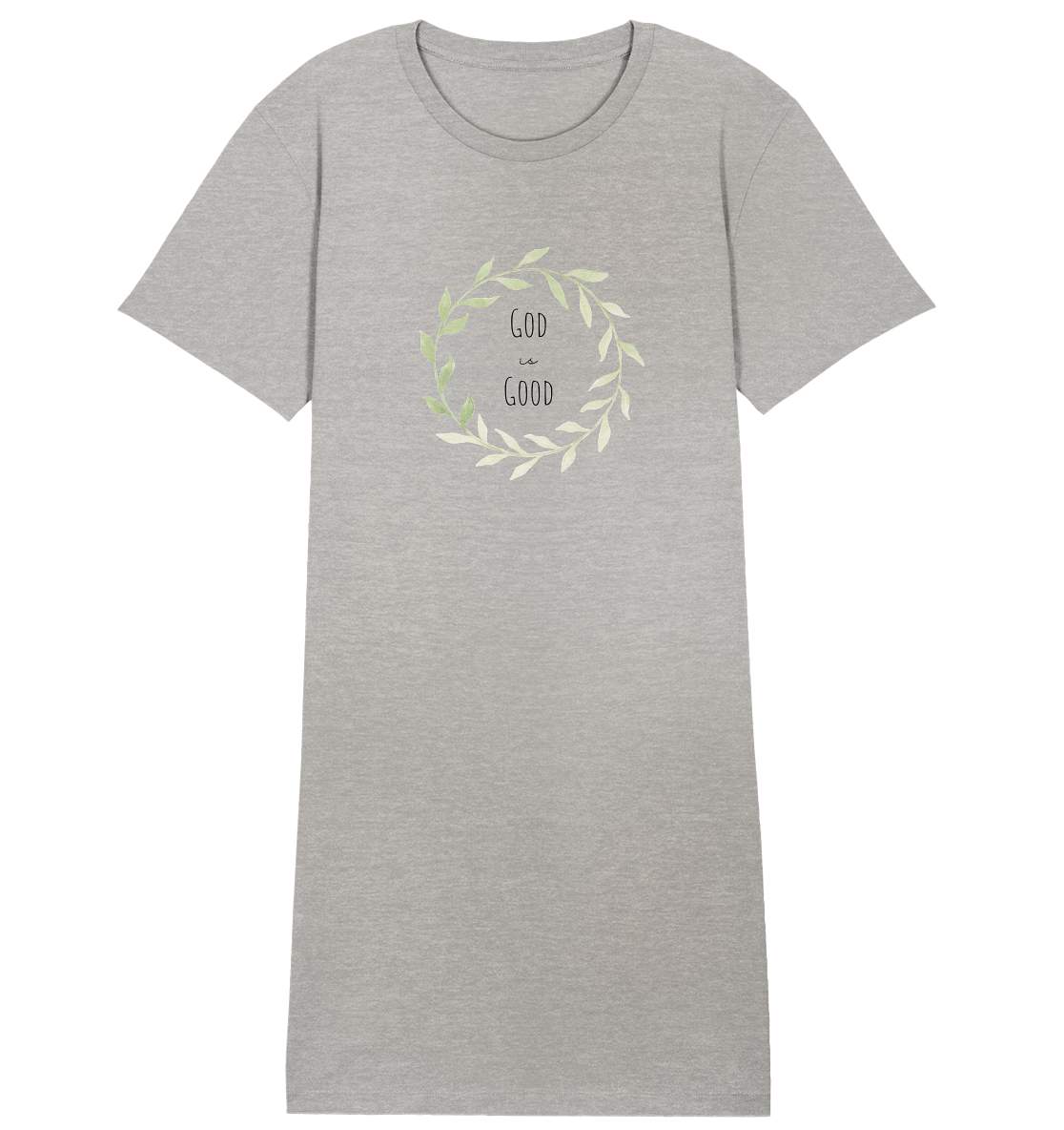God is good - Ladies Organic Shirt Dress - wertvoll und geliebt 